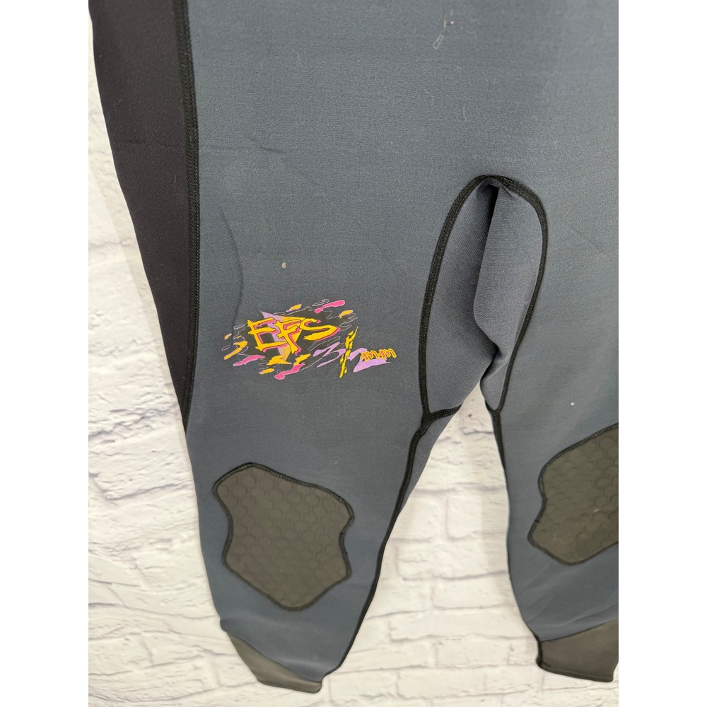 Vintage Stearns Hobie Wetsuit Adult Small Unisex Full Body Black Gray 90s Surf - Picture 4 of 10